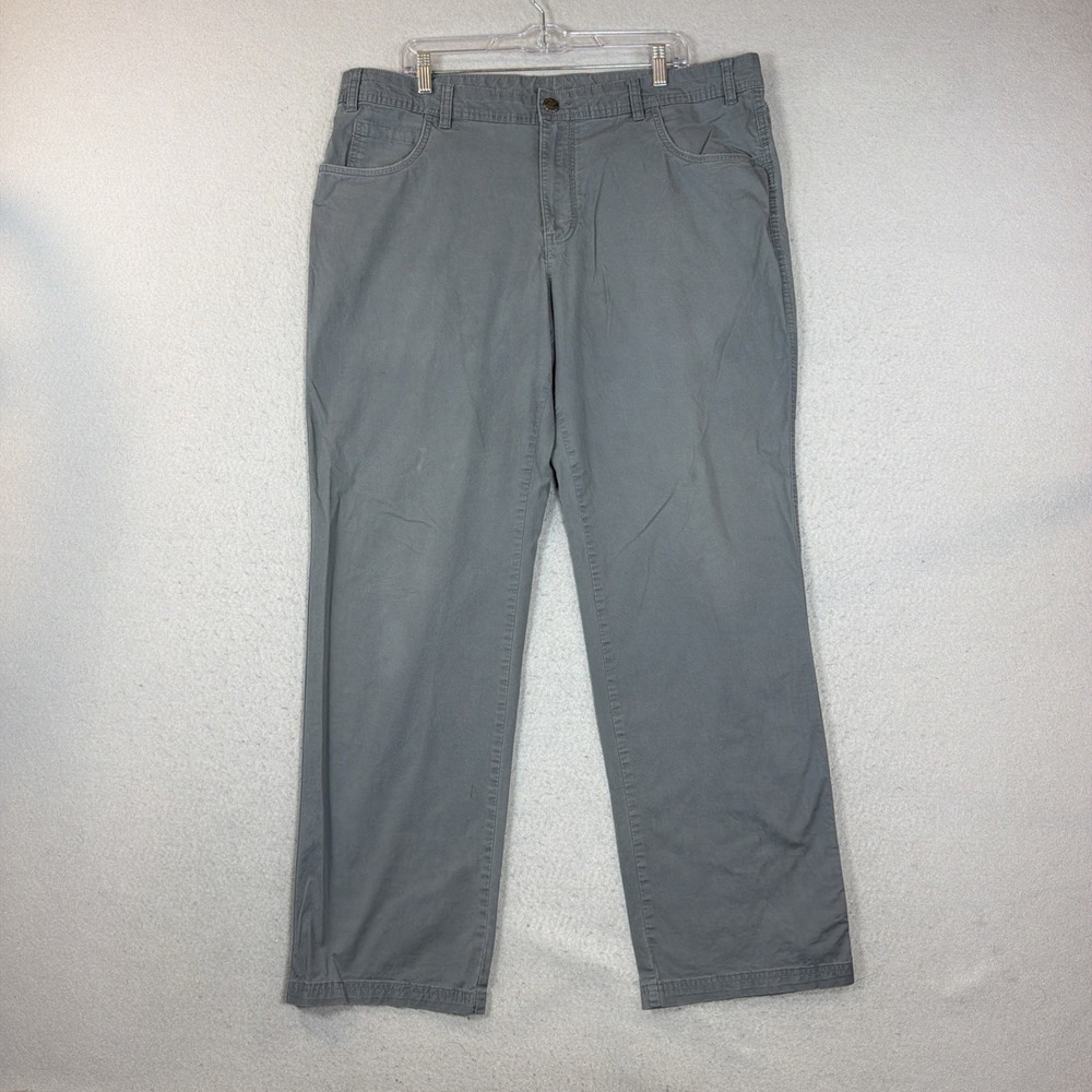 Columbia Men's 40x32 Regular Fit Gray Pants Stretch Comfort